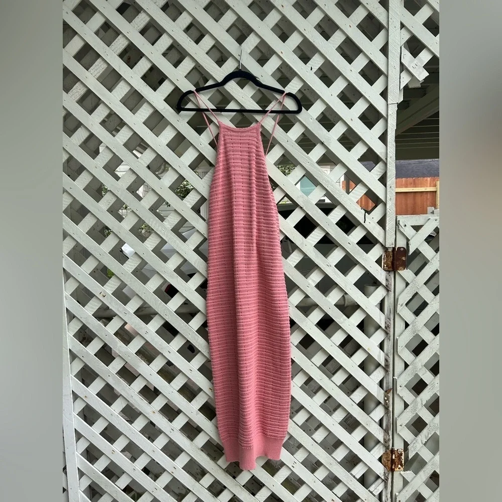 Free people Mallorca Fauxchet Sweater Midi dress